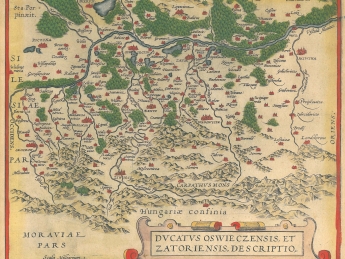 Mapa Księstwa Zatorsko-Oświęcimskiego